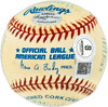 Frank Robinson Autographed Official AL Statball Baseball Baltimore Orioles 16 Inscriptions #99/1000 Beckett BAS QR #BU86755