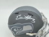 Nick Emmanwori Autographed Seattle Seahawks Slate Silver Speed Mini Helmet Beckett BAS Witness Stock #256027