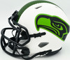 Nick Emmanwori Autographed Seattle Seahawks Lunar Eclipse White Speed Mini Helmet Beckett BAS Witness Stock #256029