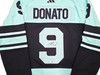 Seattle Kraken Ryan Donato Autographed Blue & Green Adidas Authentic Primegreen Reverse Retro Jersey Size 54 Fanatics Holo Stock #254453