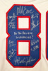 1980 Team USA Miracle on Ice Autographed White Jersey "Do You Believe In Miracles?!" With 18 Signatures Including Eruzione & Craig Beckett BAS Witness Stock #254436