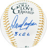 Dave Concepcion Autographed Official Rawlings Gold Glove Baseball Cincinnati Reds "5x GG" Beckett BAS QR #BR50811