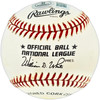 Willie Mays & Ken Griffey Jr. Autographed Official NL Baseball Beckett BAS #AE49067