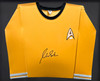 Star Trek William Shatner Autographed Framed Gold Uniform Jersey JSA Stock #256417