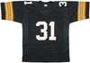 Pittsburgh Steelers Donnie Shell Autographed Black Jersey "HOF 20" Beckett BAS Witness Stock #256861