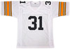Pittsburgh Steelers Donnie Shell Autographed White Jersey "HOF 20" Beckett BAS Witness Stock #256862