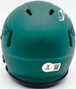 Donovan McNabb Autographed Philadelphia Eagles Rave Green Mini Helmet Beckett BAS Witness Stock #256863