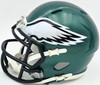 Donovan McNabb Autographed Philadelphia Eagles Green Mini Helmet Beckett BAS Witness Stock #256865