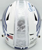 Jim Kelly, Thurman Thomas & Andre Reed Autographed Buffalo Bills Rivalries White Full Size Authentic Hyper Speed Flex Helmet Beckett BAS Witness Stock #256868