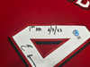 Cincinnati Reds Elly De La Cruz Autographed Red Nike Jersey Size L "1st HR 6/8/23" Beckett BAS Witness Stock #256881