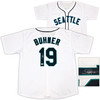 Seattle Mariners Jay Buhner Autographed White Jersey Beckett BAS Witness Stock #256887