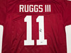 Alabama Crimson Tide Henry Ruggs III Autographed Maroon Jersey Beckett BAS Stock #256889