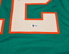 Miami Dolphins Bob Griese Autographed Teal Jersey Beckett BAS Witness Stock #256900