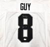 Oakland Raiders Ray Guy Autographed White Jersey "HOF 14" Beckett BAS QR Stock #256904