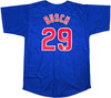 Chicago Cubs Michael Busch Autographed Blue Jersey Beckett BAS Witness Stock #256913
