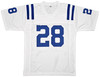 Indianapolis Colts Jonathan Taylor Autographed White Jersey Beckett BAS Witness Stock #256915