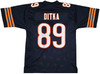 Chicago Bears Mike Ditka Autographed Blue Jersey Beckett BAS QR Stock #256839
