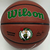 Jaylen Brown Autographed Composite Leather Boston Celtics Logo Basketball Beckett BAS Witness Stock #256842