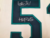 Seattle Mariners Ichiro Suzuki Autographed White Authentic Mitchell & Ness Cooperstown Authentic Collection 2001 ASG Patch Rookie Jersey Size 48 "HOF 25" IS Holo & Beckett BAS Witness Stock #256855
