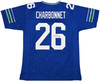 Seattle Seahawks Zach Charbonnet Autographed Blue Throwback Jersey MCS Holo Stock #256977