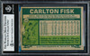 Carlton Fisk Autographed 1977 Topps Card #640 Boston Red Sox Beckett BAS #18628653