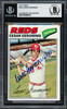 Cesar Geronimo Autographed 1977 Topps Card #535 Cincinnati Reds Beckett BAS #18628670