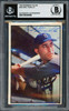 Carl Furillo Autographed 1953 Bowman Color Card #78 Brooklyn Dodgers Beckett BAS #18630006
