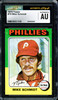 Mike Schmidt Autographed 1975 Topps Card #70 Philadelphia Phillies Vintage Signature CGC/JSA #60403033006