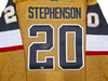 Las Vegas Golden Knights Chandler Stephenson Autographed Gold Adidas Authentic Aeroready 2023 Stanley Cup Jersey Size 52 Fanatics Holo Stock #256996