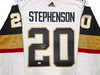Las Vegas Golden Knights Chandler Stephenson Autographed White Adidas Authentic Climalite 2023 Stanley Cup Jersey Size 56 Fanatics Holo Stock #256997