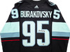 Seattle Kraken Andre Burakovsky Autographed Blue Adidas Authentic Primegreen Jersey Size 54 Fanatics Holo Stock #256999