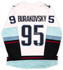 Seattle Kraken Andre Burakovsky Autographed White Fanatics Jersey Size XL Fanatics Holo Stock #257000