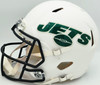 Aaron Rodgers & Breece Hall Autographed New York Jets Flat Matte White Full Size Speed Authentic Helmet Fanatics Holo Stock #257006