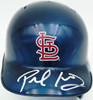 Paul Goldschmidt Autographed St. Louis Cardinals Chrome Blue Mini Helmet Fanatics & MLB Holo Stock #257008
