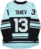 Seattle Kraken Brandon Tanev Autographed Blue & Green Fanatics Reverse Retro Jersey Size XL Fanatics Holo Stock #257011