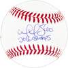 Willson Contreras Autographed Official MLB Baseball Chicago Cubs "2016 WS Champs" Fanatics & MLB Holo Stock #257014