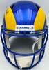 Davante Adams Autographed Los Angeles Rams Blue Full Size Speed Replica Helmet Beckett BAS Witness Stock #257213