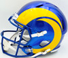 Davante Adams Autographed Los Angeles Rams Blue Full Size Speed Replica Helmet Beckett BAS Witness Stock #257213