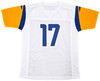 Los Angeles Rams Davante Adams Autographed White Jersey Beckett BAS Witness Stock #257217
