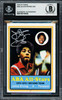 Julius Dr. J Erving Autographed 1973-74 Topps Card #240 Virginia Squires Beckett BAS #19210445