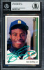 Ken Griffey Jr. Autographed 1989 Upper Deck Rookie Card #1 Seattle Mariners Beckett BAS #19211301