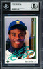 Ken Griffey Jr. Autographed 1989 Upper Deck Rookie Card #1 Seattle Mariners Beckett BAS #19211183