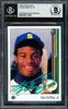 Ken Griffey Jr. Autographed 1989 Upper Deck Rookie Card #1 Seattle Mariners Beckett BAS #19211293