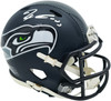 Jaxon Smith-Njigba Autographed Seattle Seahawks Blue Speed Mini Helmet Fanatics Holo Stock #257923