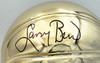 Larry Bird Autographed Gold Fanatics Mini Trophy Boston Celtics "18x Champ" Box Plaque Beckett BAS Witness Stock #256921