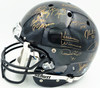 College Football's Best Heisman Winners Autographed Black Full Size Schutt Replica Helmet With 24 Signatures Including Barry Sanders & Bo Jackson Steiner Holo #SS149099