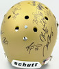 College Football's Best Heisman Winners Autographed Gold Full Size Schutt Replica Helmet With 24 Signatures Including Barry Sanders & Bo Jackson Steiner Holo #SS149092