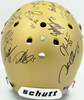 College Football's Best Heisman Winners Autographed Gold Full Size Schutt Replica Helmet With 24 Signatures Including Barry Sanders & Bo Jackson Steiner Holo #SS149084