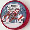 Brandon Tanev Autographed Merry Christmas Logo Hockey Puck Seattle Kraken Fanatics Holo #RJ89829909
