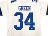 Dallas Cowboys Cornell Green Autographed White Jersey Beckett BAS Witness Stock #257838